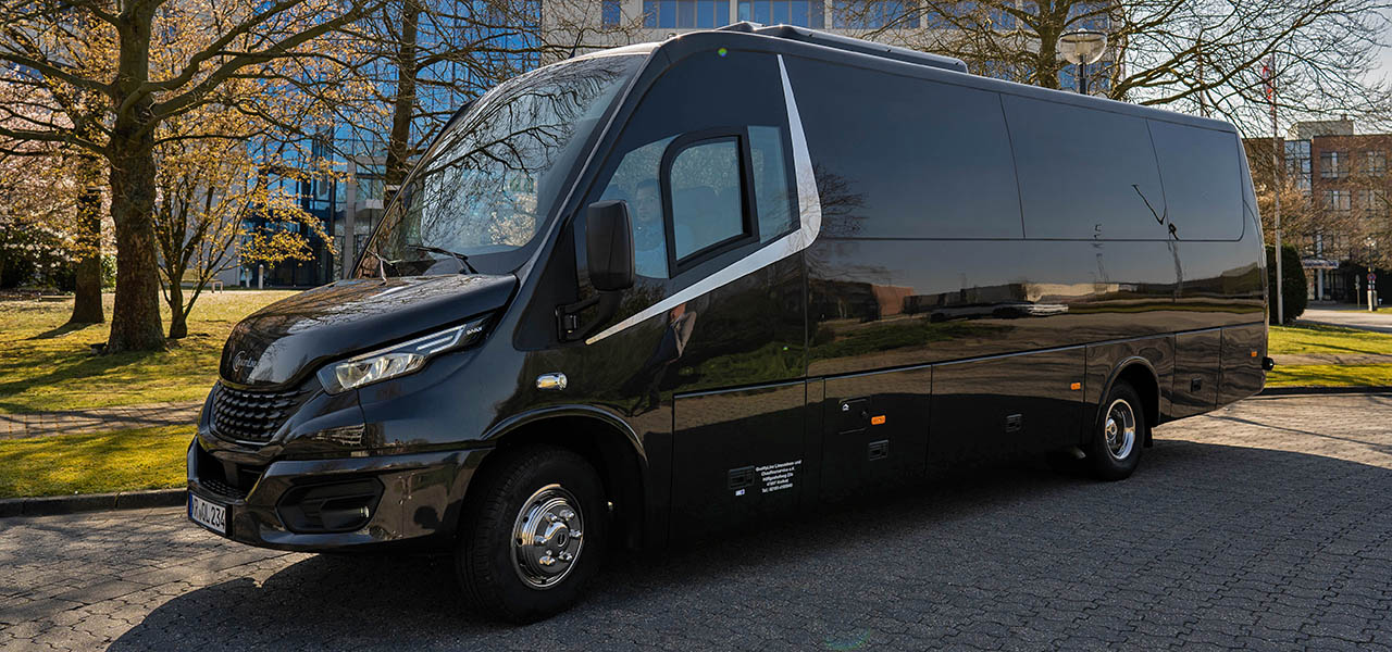 VIP Van Qualityline mit Platz für große Gruppen.